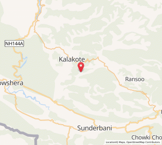 Map of Kurlian, Kashmir