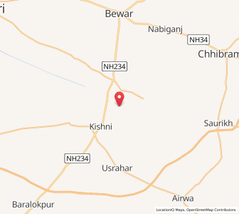 Map of Kurra, Uttar Pradesh