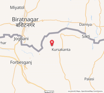 Map of Kursakata, Bihar