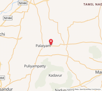 Map of Kurunikkulattuppatti, Mizoram
