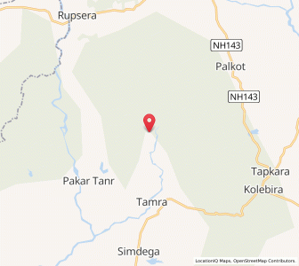 Map of Kuruskela, Jharkhand