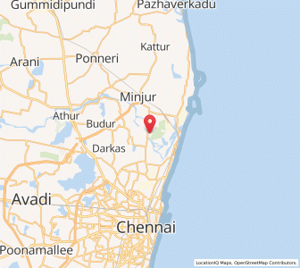 Map of Kuruvimedu, Tamil Nadu