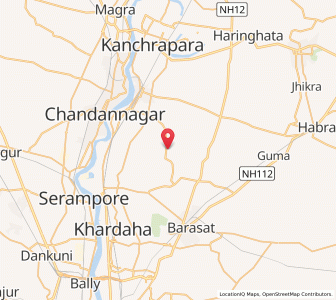 Map of Kusdanga, West Bengal