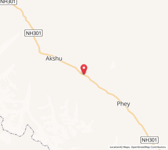 Map of Kushol, Kashmir