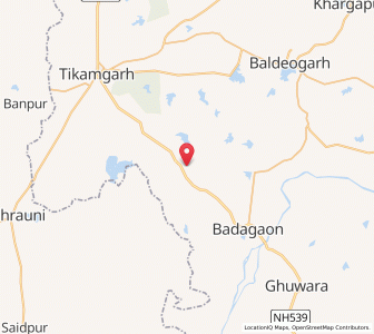 Map of Kusmariakhera, Madhya Pradesh