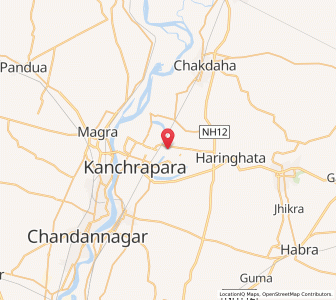 Map of Kusria, West Bengal