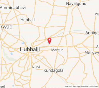 Map of Kusugal, Karnataka