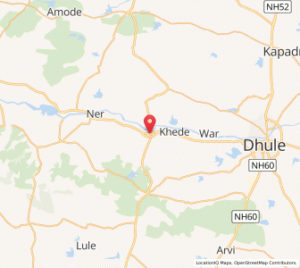 Map of Kusumbe, Maharashtra