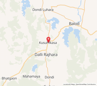 Map of Kusumkasa, Chhattisgarh