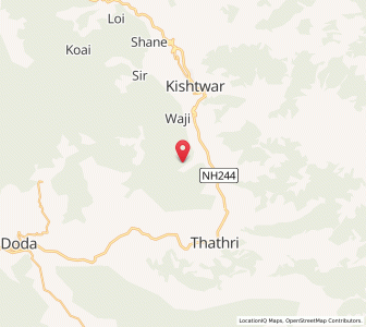 Map of Kutal, Kashmir