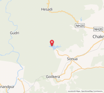 Map of Kutipi, Jharkhand