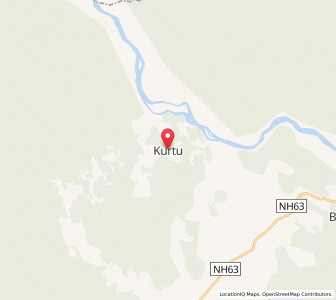 Map of Kutru, Chhattisgarh