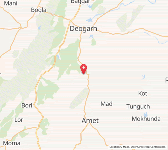 Map of Kuwanthal, Rajasthan