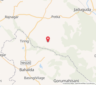 Map of Kuyali, Jharkhand