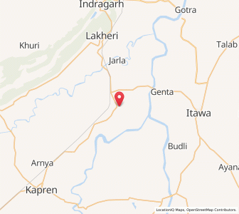 Map of Laban, Rajasthan