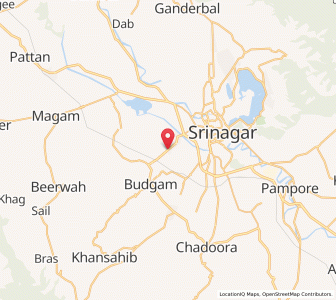 Map of Labartal, Kashmir
