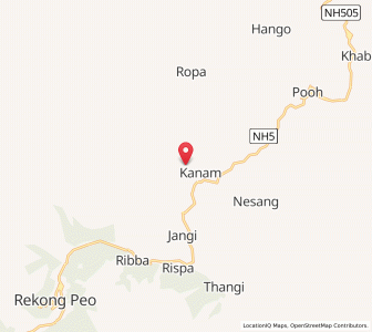 Map of Labrang, Himachal Pradesh