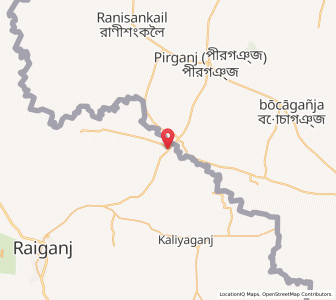 Map of Lachan, West Bengal