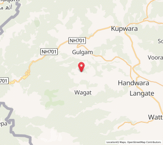 Map of Lachhampur, Kashmir