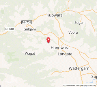 Map of Lachhipur, Kashmir