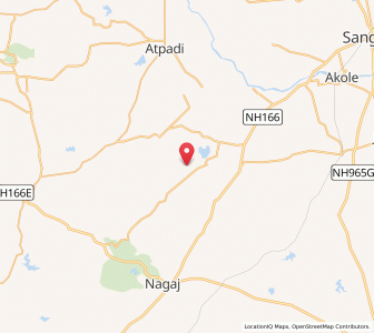 Map of Lachyan, Maharashtra