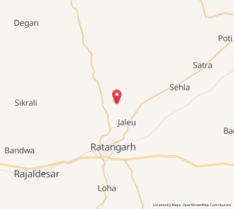 Map of Ladhasar, Rajasthan