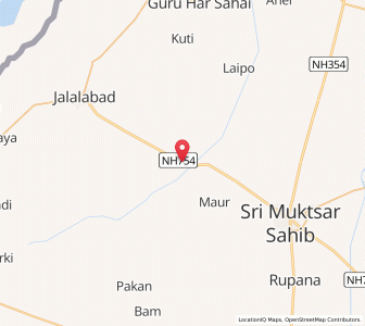 Map of Ladhuwala, Punjab