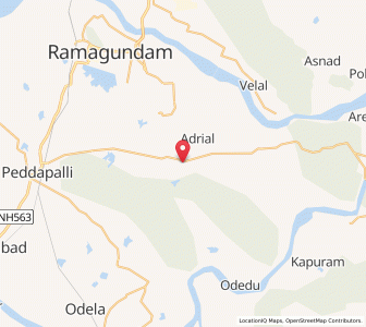 Map of Ladnapur, Andhra Pradesh