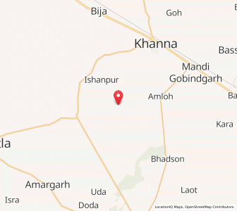 Map of Ladpur, Punjab