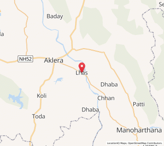 Map of Lahas Kalan, Rajasthan