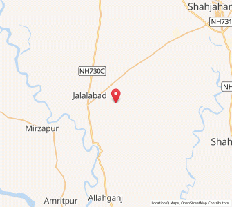 Map of Lahrapur, Uttar Pradesh