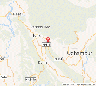 Map of Lain, Kashmir