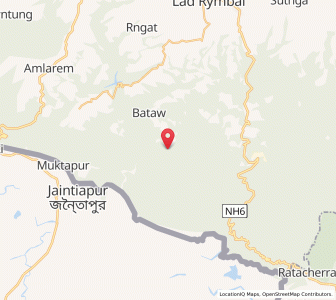 Map of Lakadong, Meghalaya