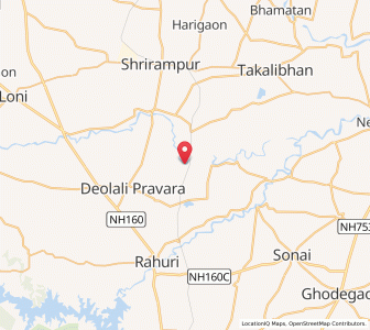 Map of Lakh, Maharashtra