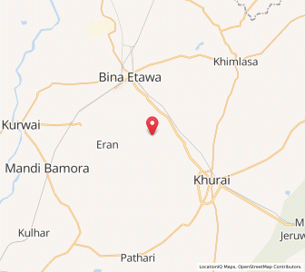 Map of Lakhankhera, Madhya Pradesh