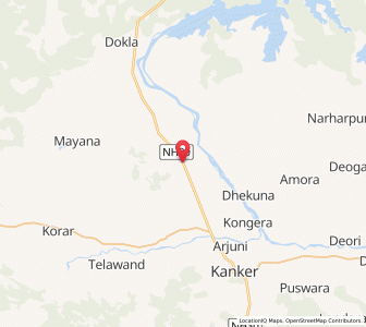 Map of Lakhanpuri, Chhattisgarh