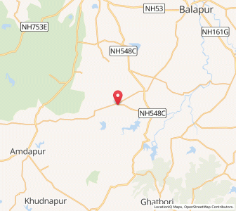 Map of Lakhanwada, Maharashtra