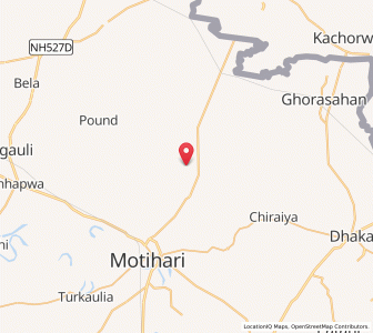 Map of Lakhaura, Bihar
