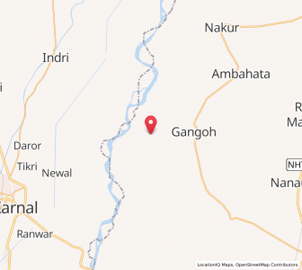 Map of Lakhnauti, Uttar Pradesh