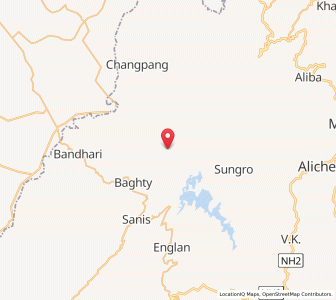 Map of Lakhuti, Nagaland