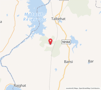Map of Lalaun, Uttar Pradesh