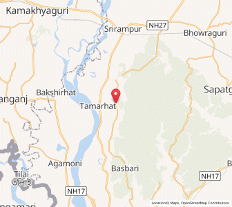 Map of Lalmati, Assam