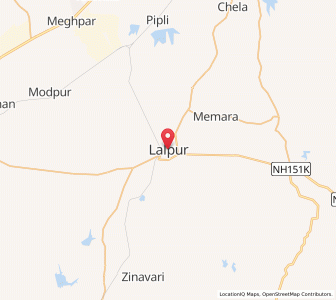 Map of Lalpur, Madhya Pradesh