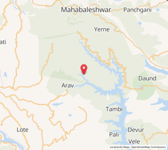 Map of Lamaj, Maharashtra