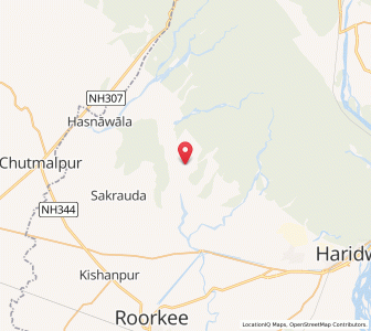 Map of Lamb, Uttarakhand