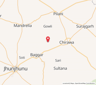 Map of Lamba Gothra, Rajasthan