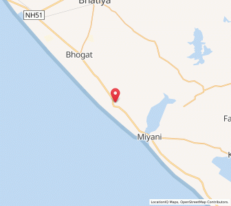 Map of Lamba, Gujarat