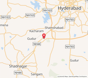 Map of Lambadi Colony, Andhra Pradesh