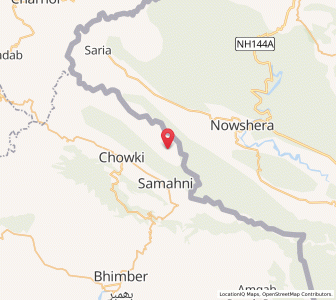 Map of Lambi Patti, Kashmir