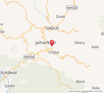Map of Lamrara, Uttarakhand